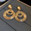 1 Pair Exaggerated Solid Color Alloy Drop - Image 2